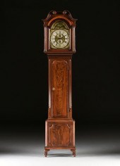 A GEORGE III FLAME MAHOGANY MO