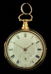 A George III gentleman's 18ct