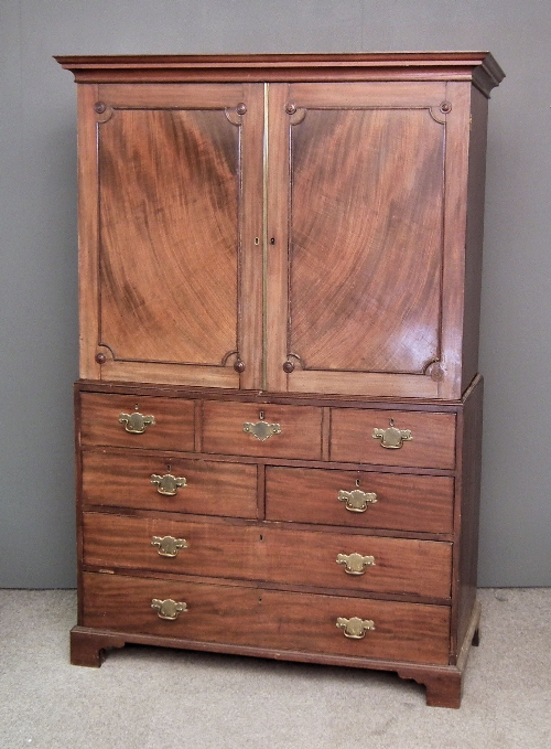 A George III gentleman's mahogany