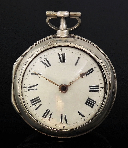 A George III gentlemans silver pair
