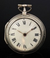 A George III gentlemans silver