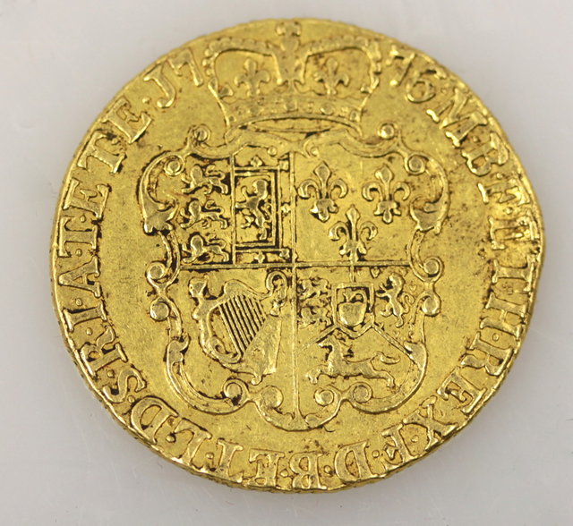 A George III guinea (fourth head)