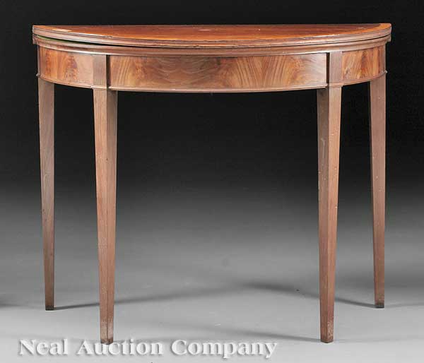 A George III Inlaid Mahogany