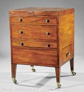 A George III Inlaid Mahogany B