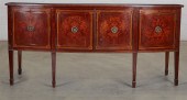 A GEORGE III INLAID MAHOGANY S