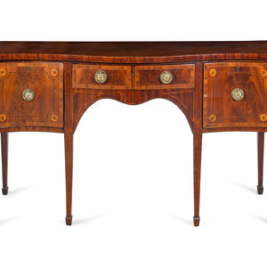 A George III Inlaid Mahogany