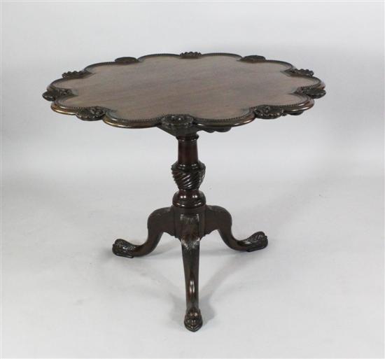 A George III Irish carved