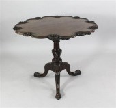 A George III Irish carved maho