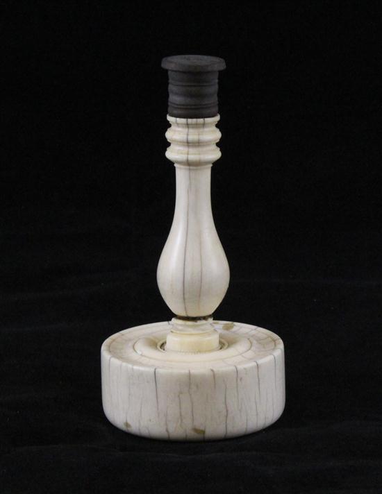 A George III ivory combination hand