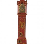 A George III Lacquered Tall Ca