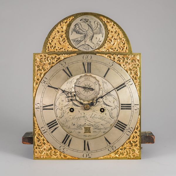 A GEORGE III LONGCASE CLOCK