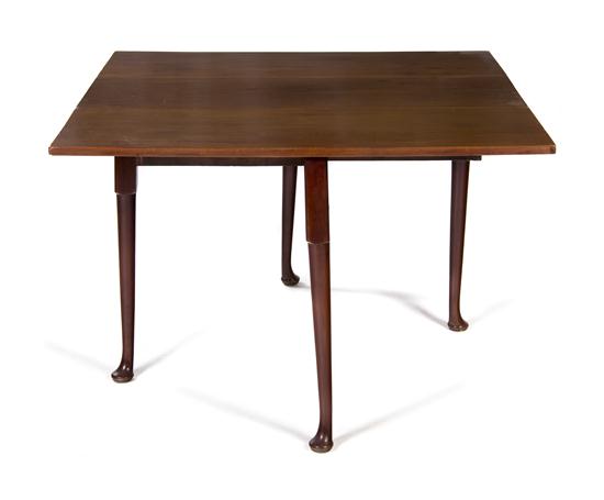 * A George III Mahogany Drop-Leaf