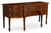 A GEORGE III MAHOGANY AND SATI