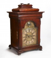 A GEORGE III MAHOGANY AND BRAS