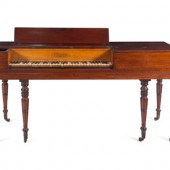 A George III Mahogany and Sati
