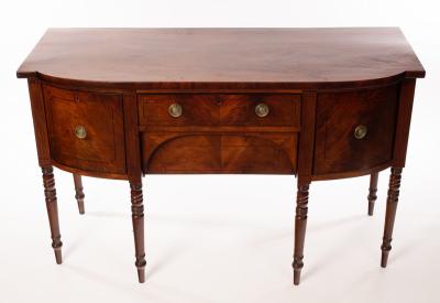 A George III mahogany and ebony