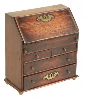 A GEORGE III MAHOGANY AND PINE