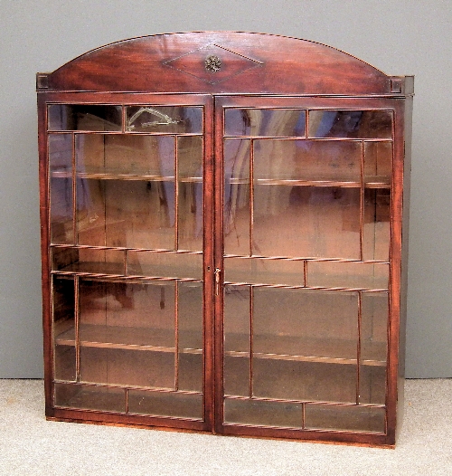 A George III mahogany bookcase