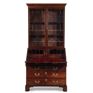 A George III Mahogany Bookcase Late