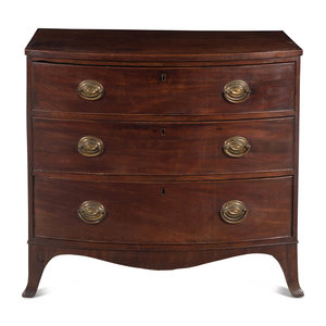 A George III Mahogany Bowfront
