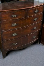 A George III mahogany bowfront