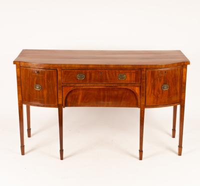 A George III mahogany bowfront