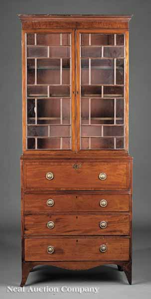 A George III Mahogany Bureau
