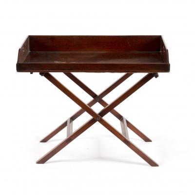 A George III mahogany butler's tray