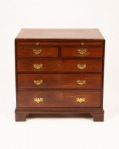 A George III mahogany chest, f