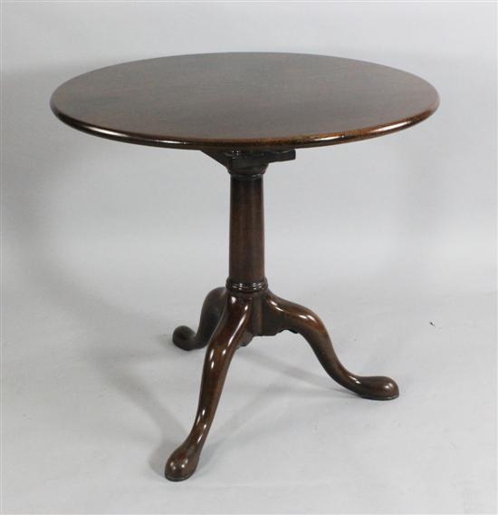 A George III mahogany circular