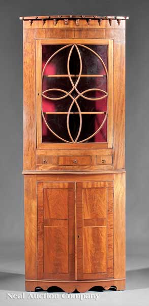 A George III Mahogany Corner