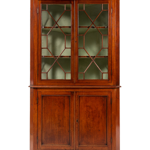 A George III Mahogany Corner