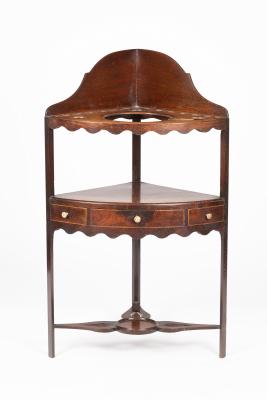 A George III mahogany corner