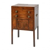 A George III mahogany enclosed
