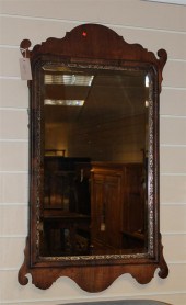 A George III mahogany fret cut