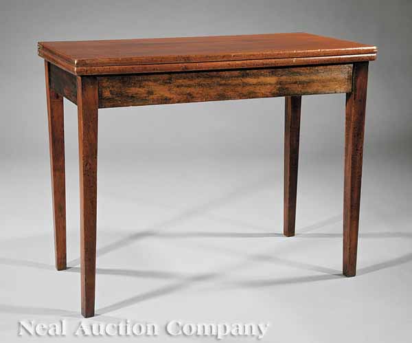 A George III Mahogany Games Table