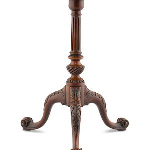 A George III Mahogany Kettle