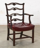 A GEORGE III MAHOGANY LADDER B