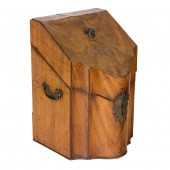 A GEORGE III MAHOGANY LETTER B
