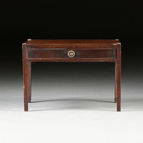 A GEORGE III MAHOGANY LOW SIDE