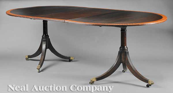 A George III Mahogany Oval