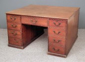 A George III mahogany partners
