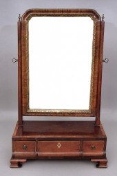 A George III mahogany rectangu