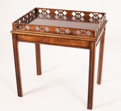 A George III mahogany rectangular