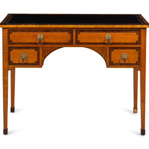 A George III Mahogany, Satinwood