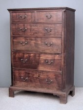 A George III mahogany Secretai