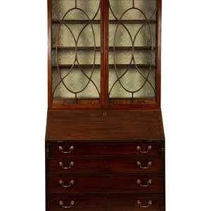 A George III Mahogany  Secretary