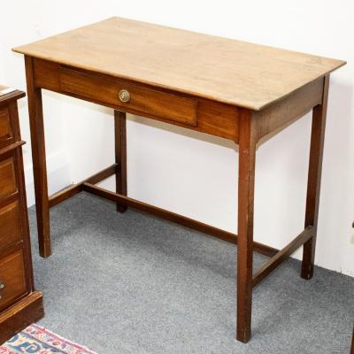 A George III mahogany side table,