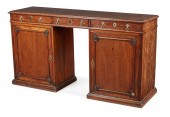 A GEORGE III MAHOGANY SIDEBOAR