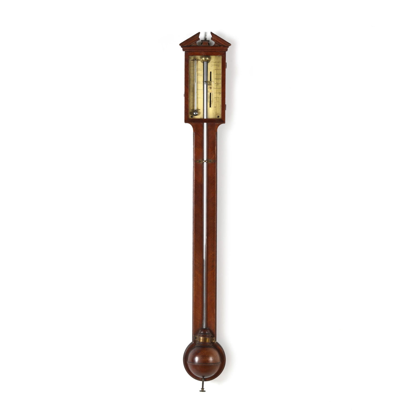A GEORGE III MAHOGANY STICK